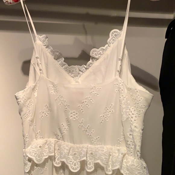 HM Maxi Dress White Lace Like New - Picture 4 of 7
